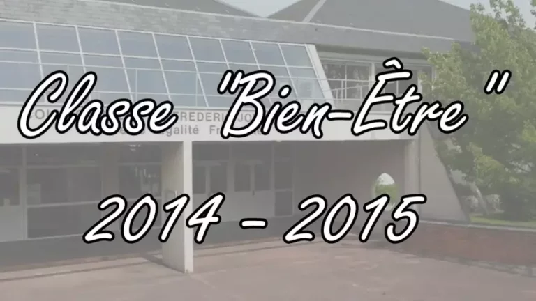 classe bien être 6ème collège 2014 2015