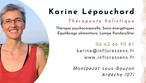 Mentions légales thérapie holistique karine lépouchard infloressens