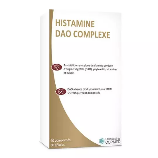 complément histamine dao complexe copmed 90 comprimés 30 gélules